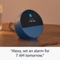Amazon Echo Spot smart alarm clock detail view