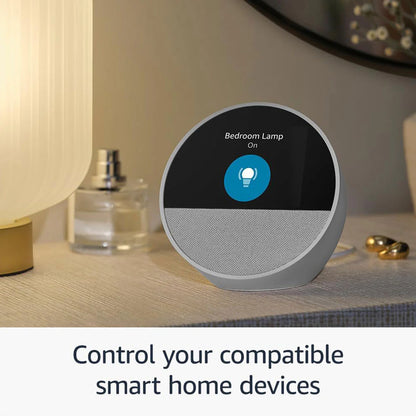 Amazon Echo Spot smart alarm clock main view