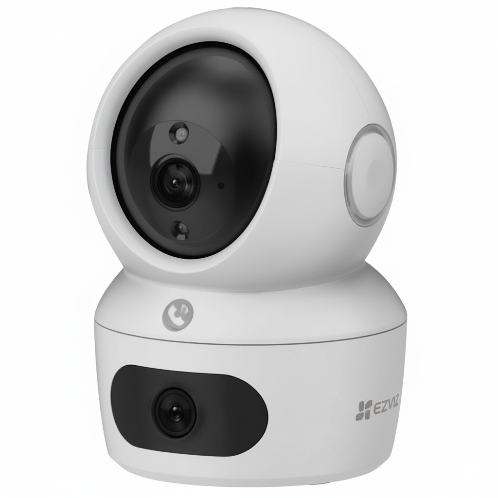 Front view of EZVIZ CS-H7C-R100-8G44WF dual lens indoor camera