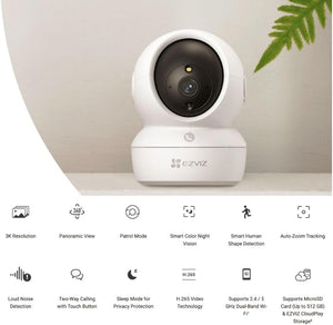 EZVIZ H6C Pro 3K indoor security camera main product view