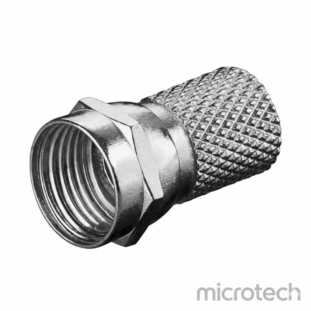 Front view of F-connector