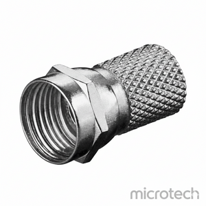 Front view of F-connector