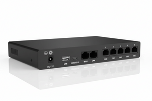 Front view of Fiberme FCM5404 IPPBX unit