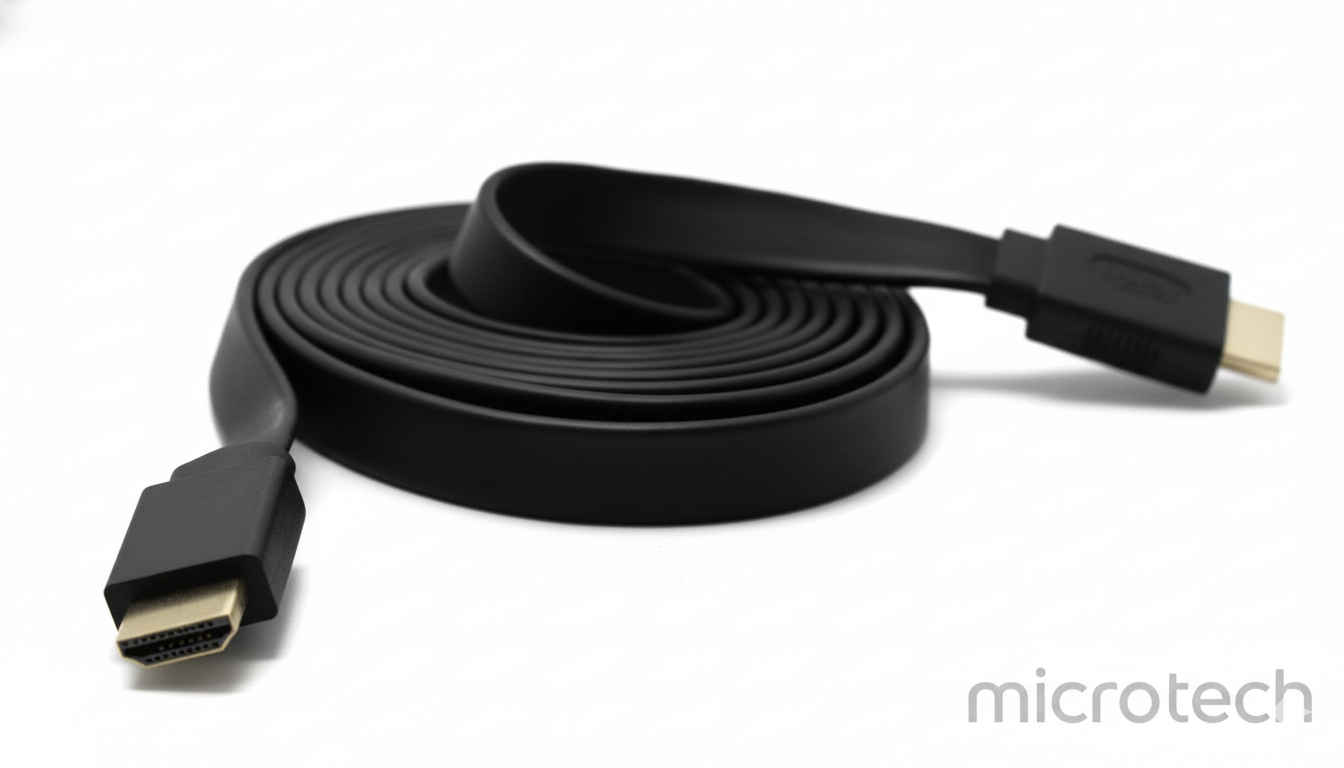 Flat HDMI cable 5 meter main front view