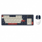 Founder KM650 wireless keyboard mouse side view