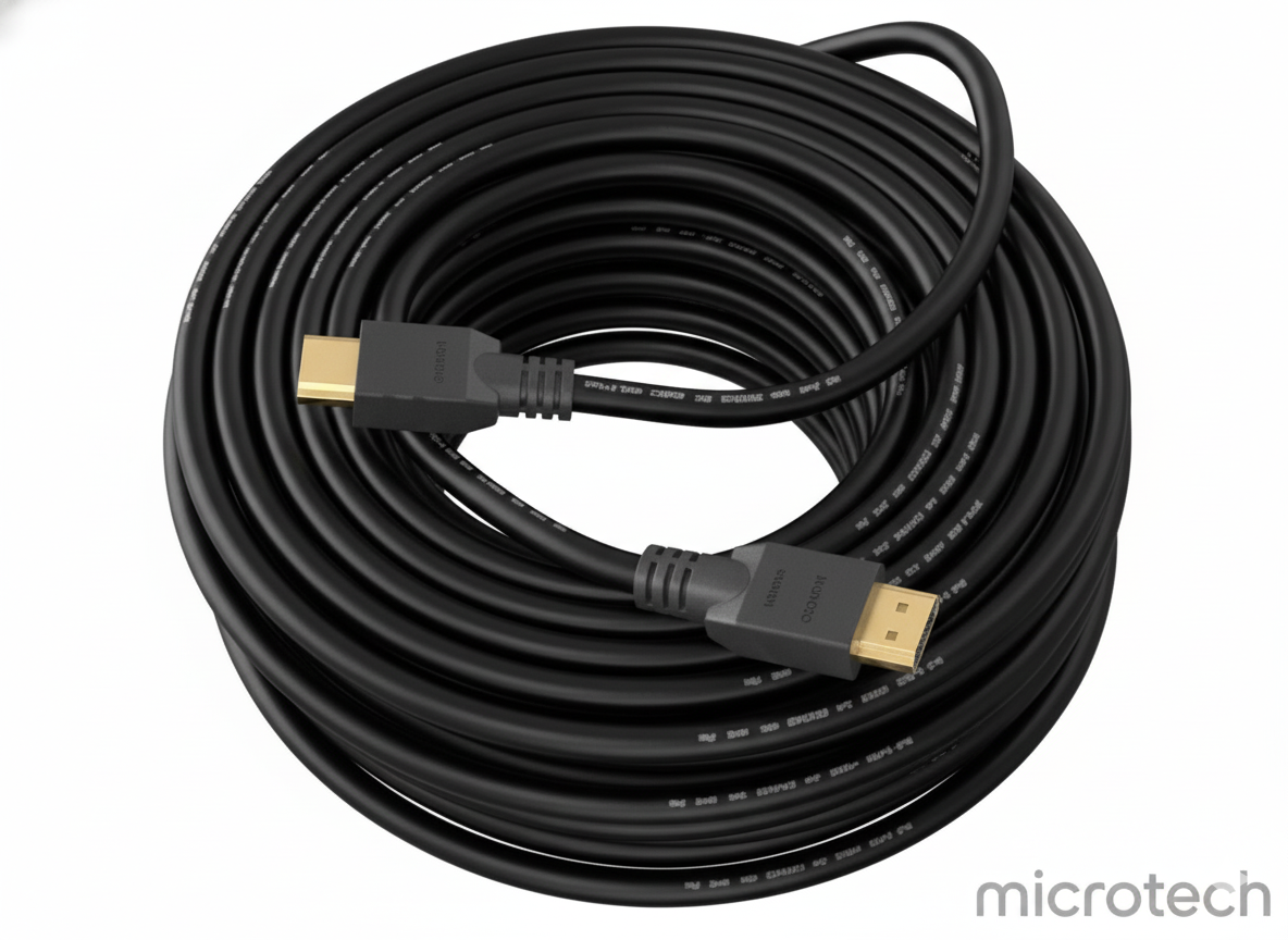 Front view of 20M 4K HDMI cable