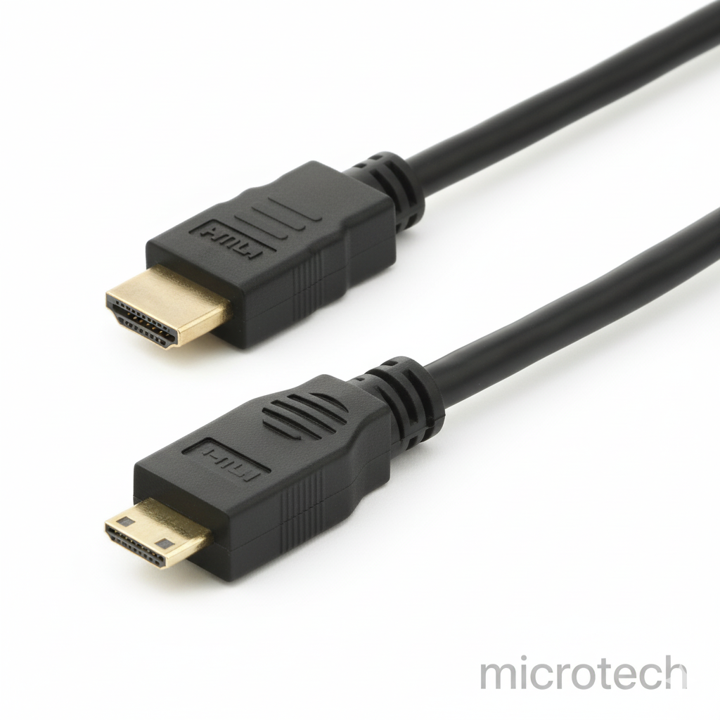 HDMI to Mini HDMI cable main front view