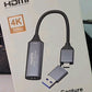 HDMI video capture card side view USB Type-C device
