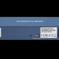 Hikvision 8 port PoE switch rear ports view