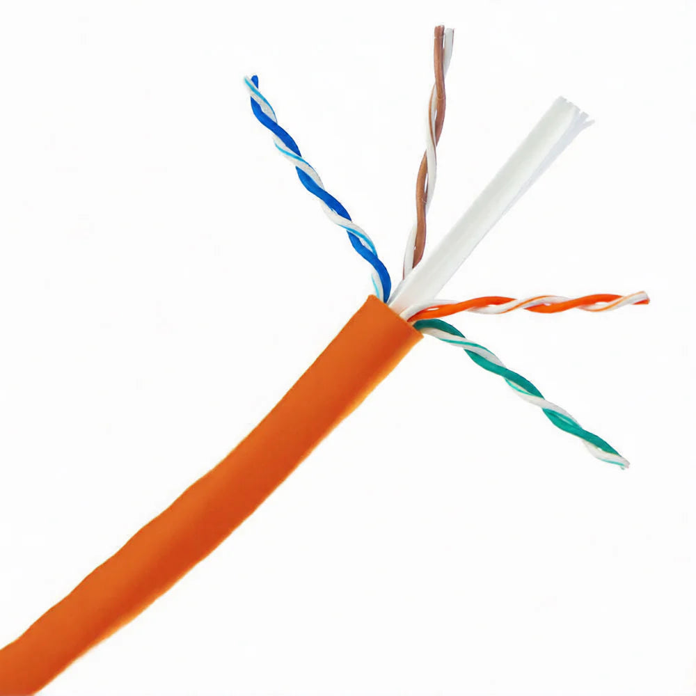 Hikvision CAT6 network cable label detail view