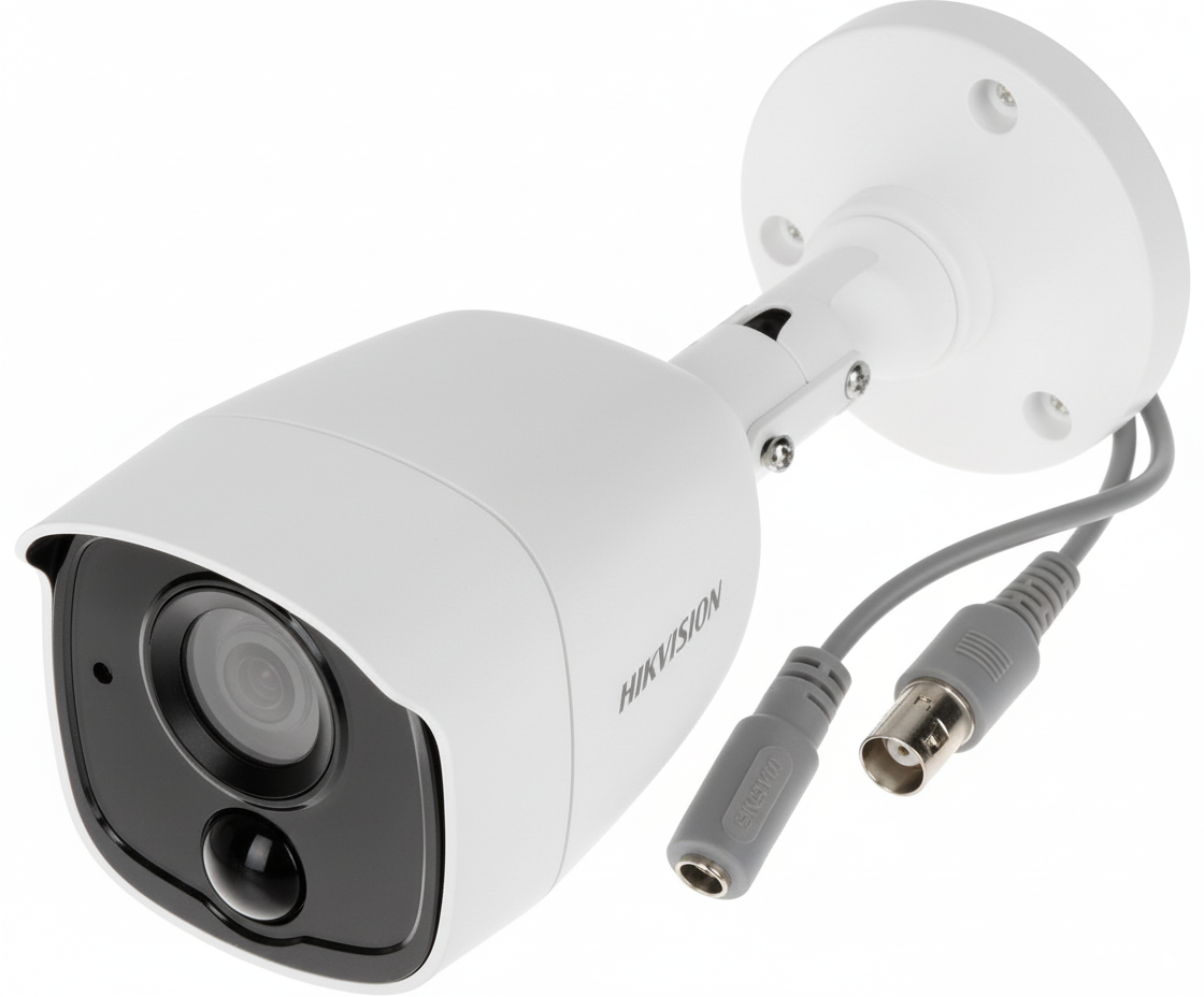 Hikvision DS-2CE11D0T-PIRL security camera side angle view
