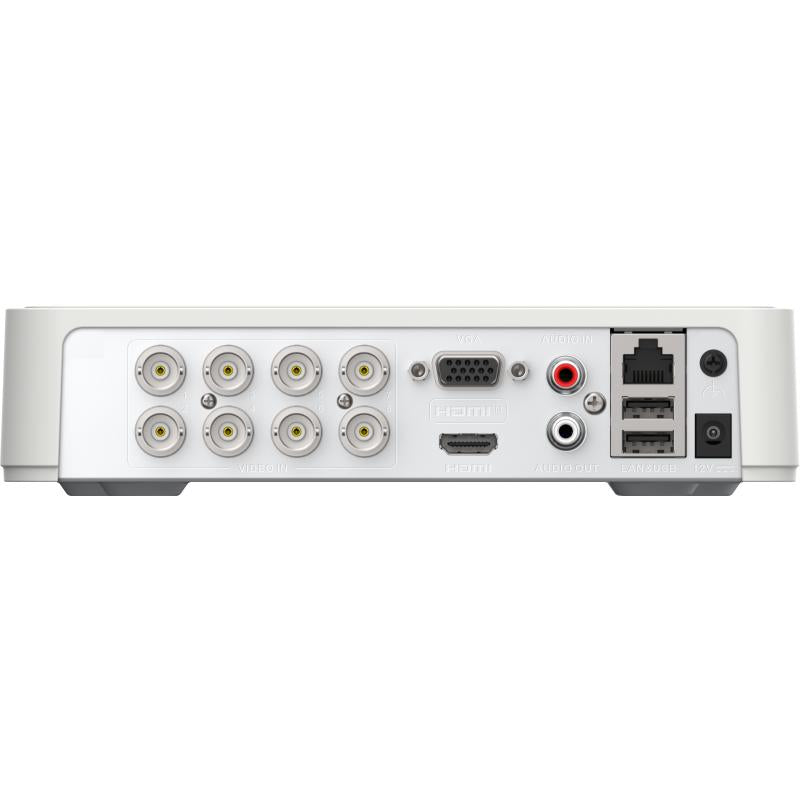 Close up of Hikvision DS-7108HGHI-M1/T DVR control panel