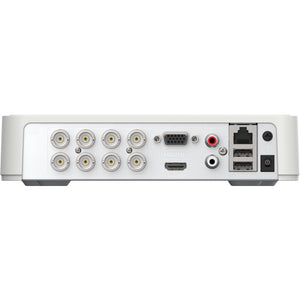 Close up of Hikvision DS-7108HGHI-M1/T DVR control panel