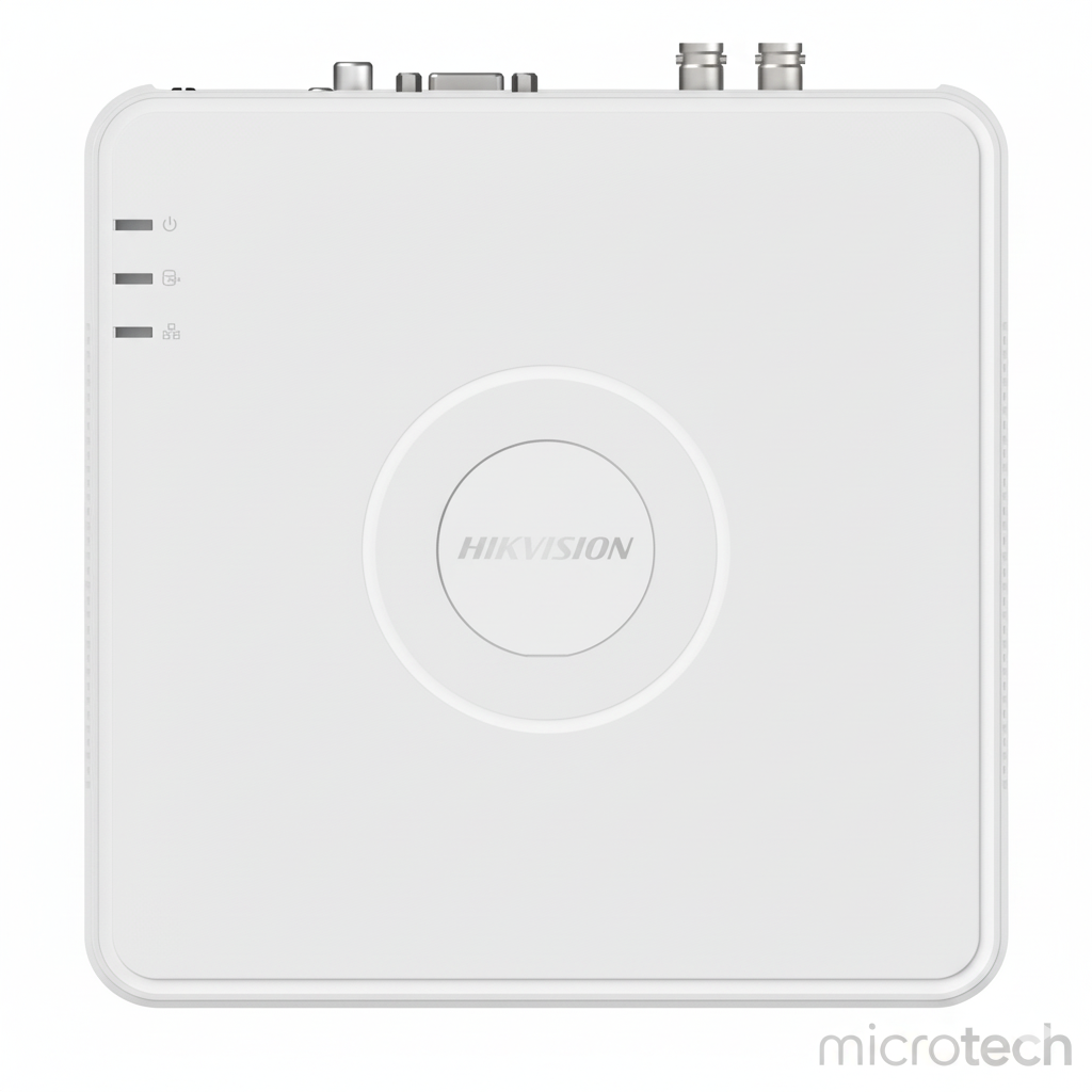 Front view of Hikvision DS-7108HGHI-M1/T 8-channel DVR