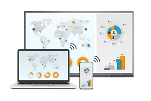 hikvision ds-d5b65rb a interactive display side profile