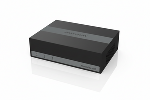 Front view of Hikvision DS-E04HQHI-B 4CH 4MP DVR