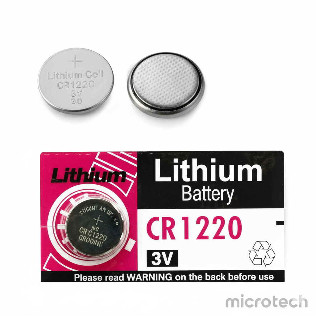 Hikvision DVR Battery 1220 front view