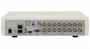 Hilook 16-channel DVR rear ports view