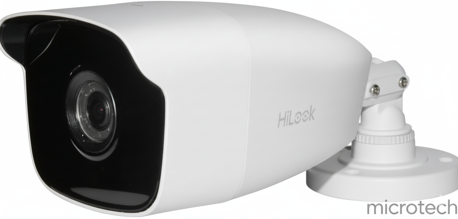 Front view of Hilook THC-B240 4MP outdoor CCTV security camera
