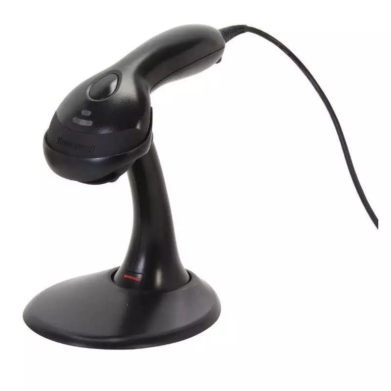 Side view of Honeywell handheld scanner showing ergonomic handle and profile