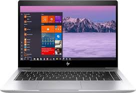 Back view of HP 840 G5 Laptop showing hinge and rear design