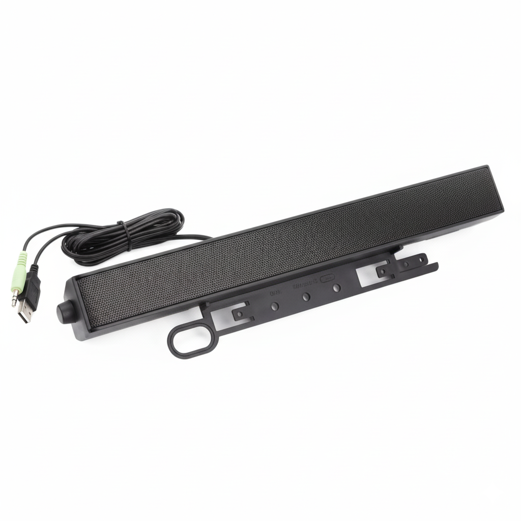 Front view of HP USB speaker for monitor