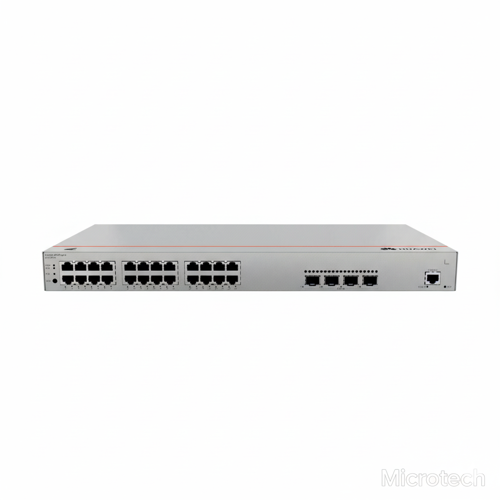Huawei eKit S220-24P4X 24-port PoE+ managed switch front view