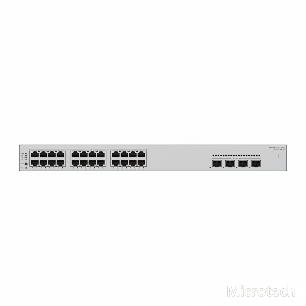 Huawei eKit S220S-24P4J 24-port PoE+ managed switch front view
