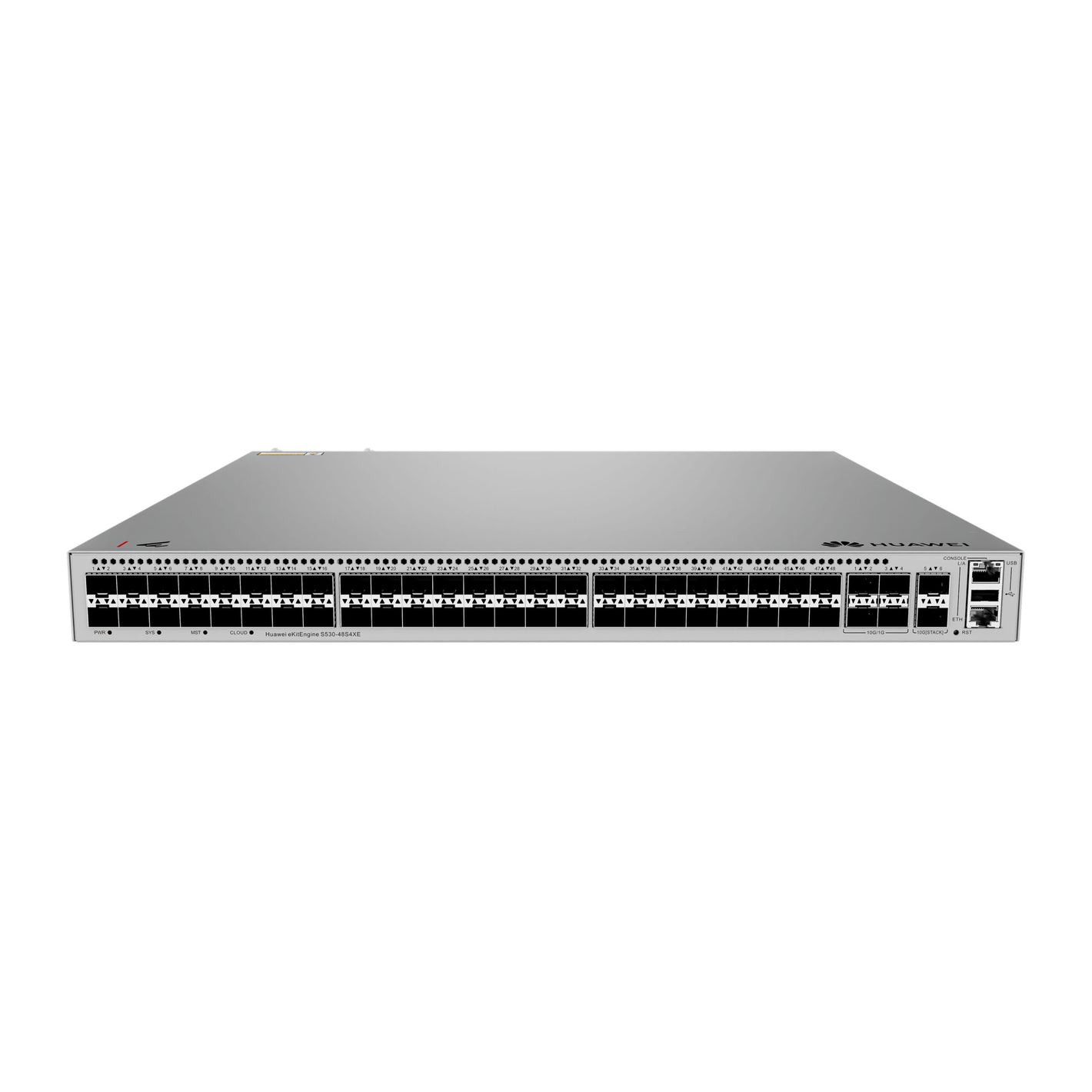 Front view of Huawei eKitEngine S530-48S4XE network switch