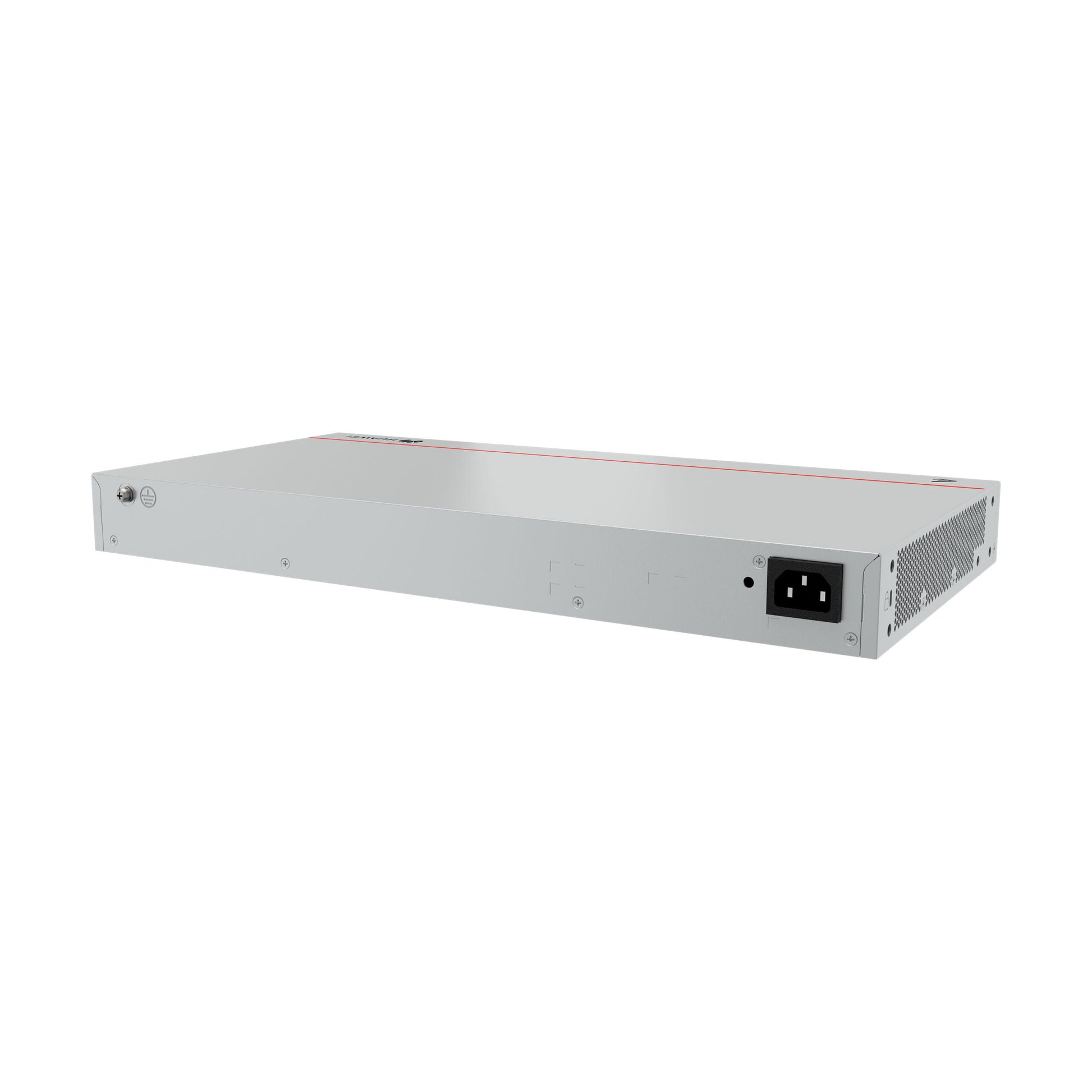 Angled view of Huawei S220-24T4X switch with 10GE SFP+ ports