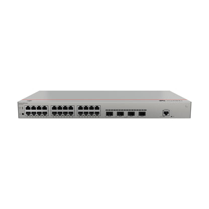 Front view of Huawei S220-24T4X network switch