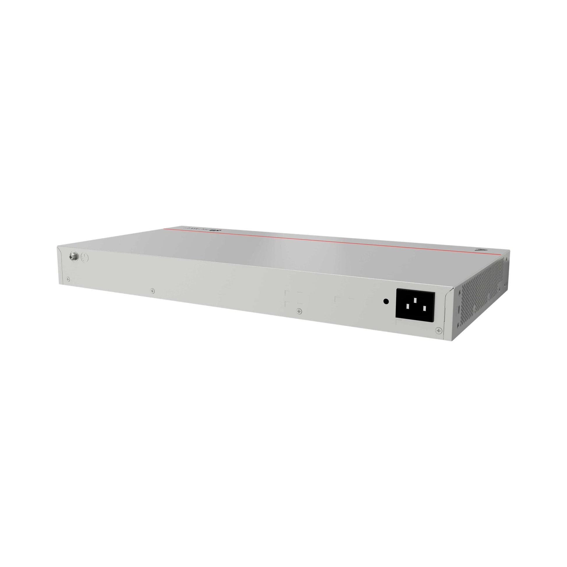 Close-up view of Huawei S220-48P4S switch ports