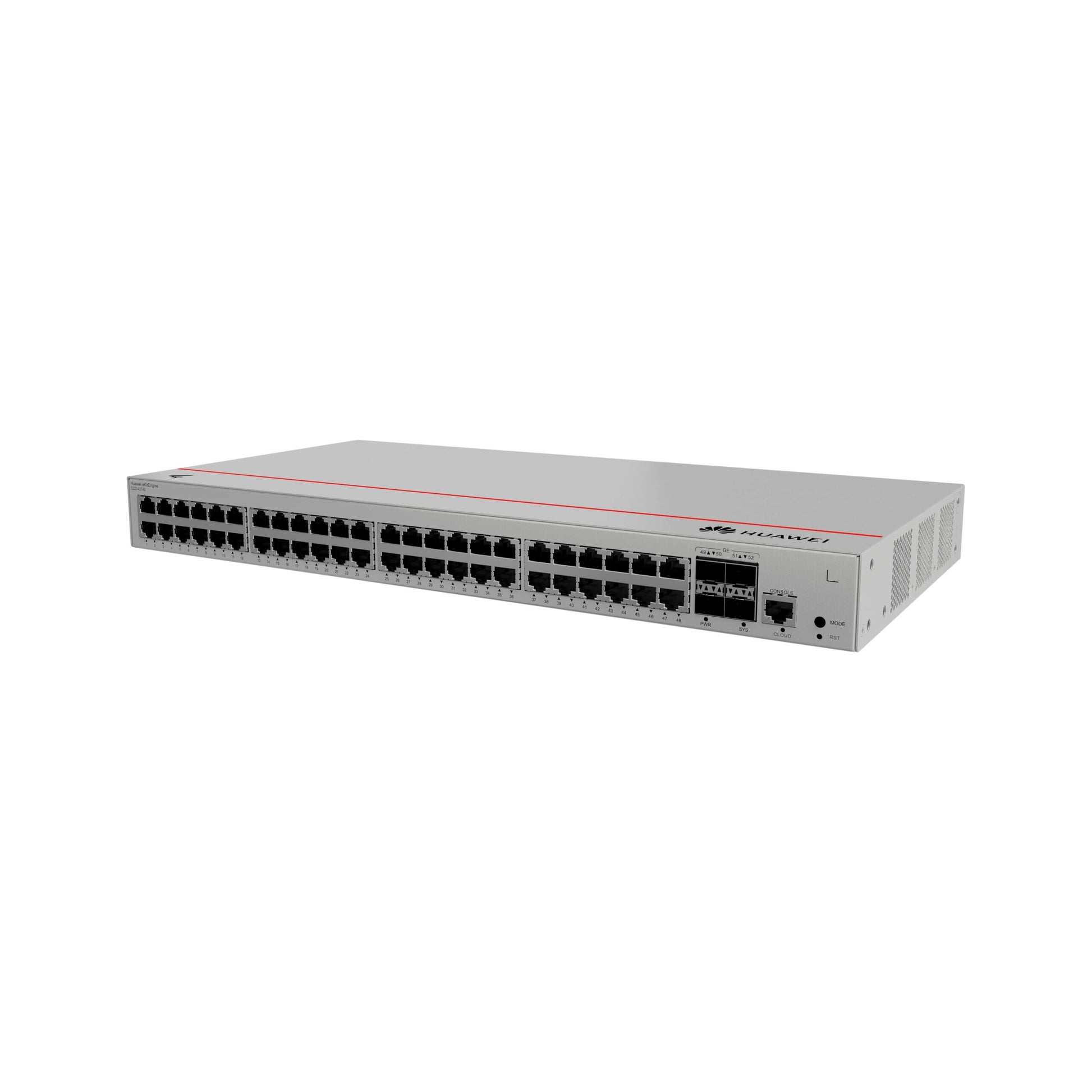 Rear view of Huawei S220-48T4S network switch