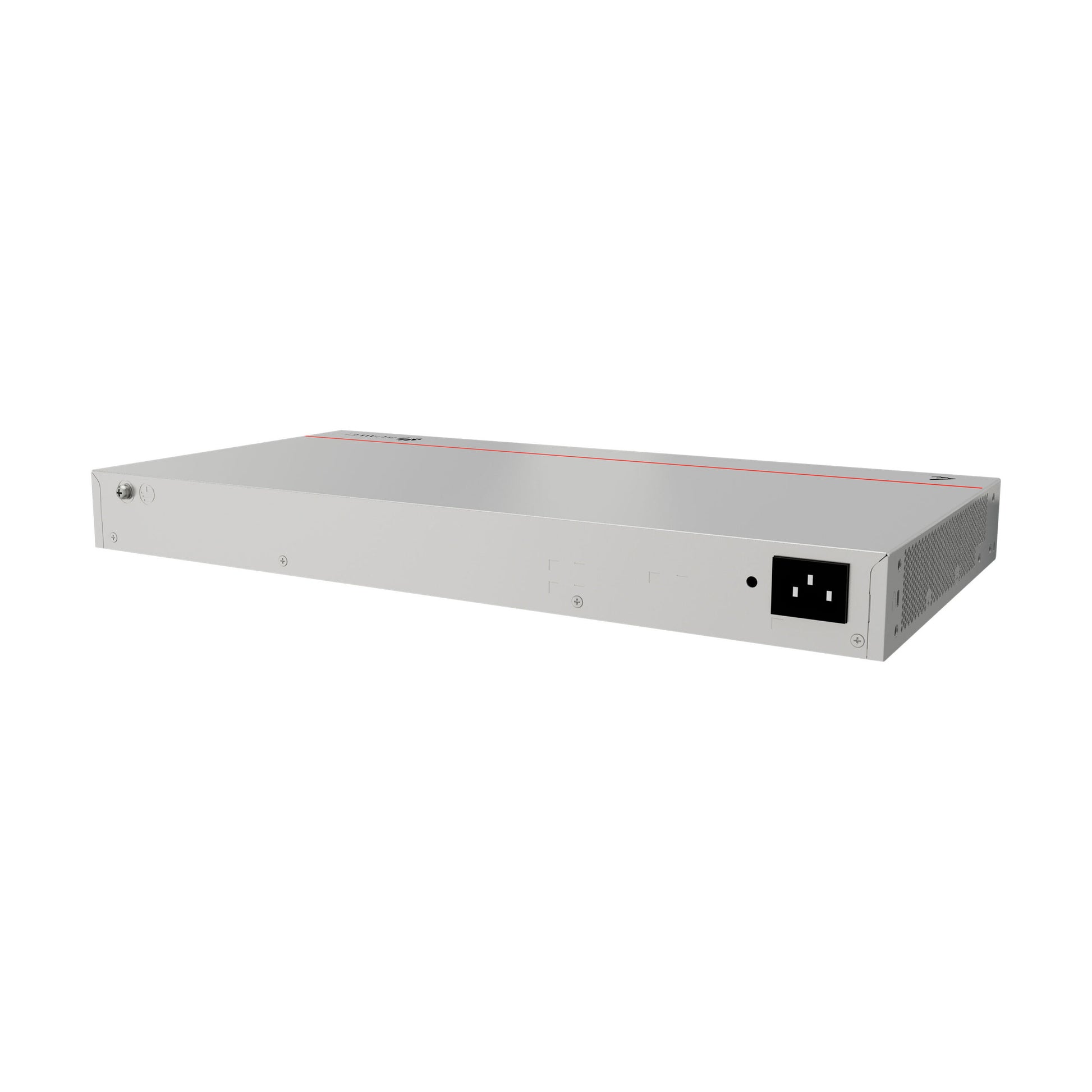 Close-up view of Huawei S220-48T4X switch ports