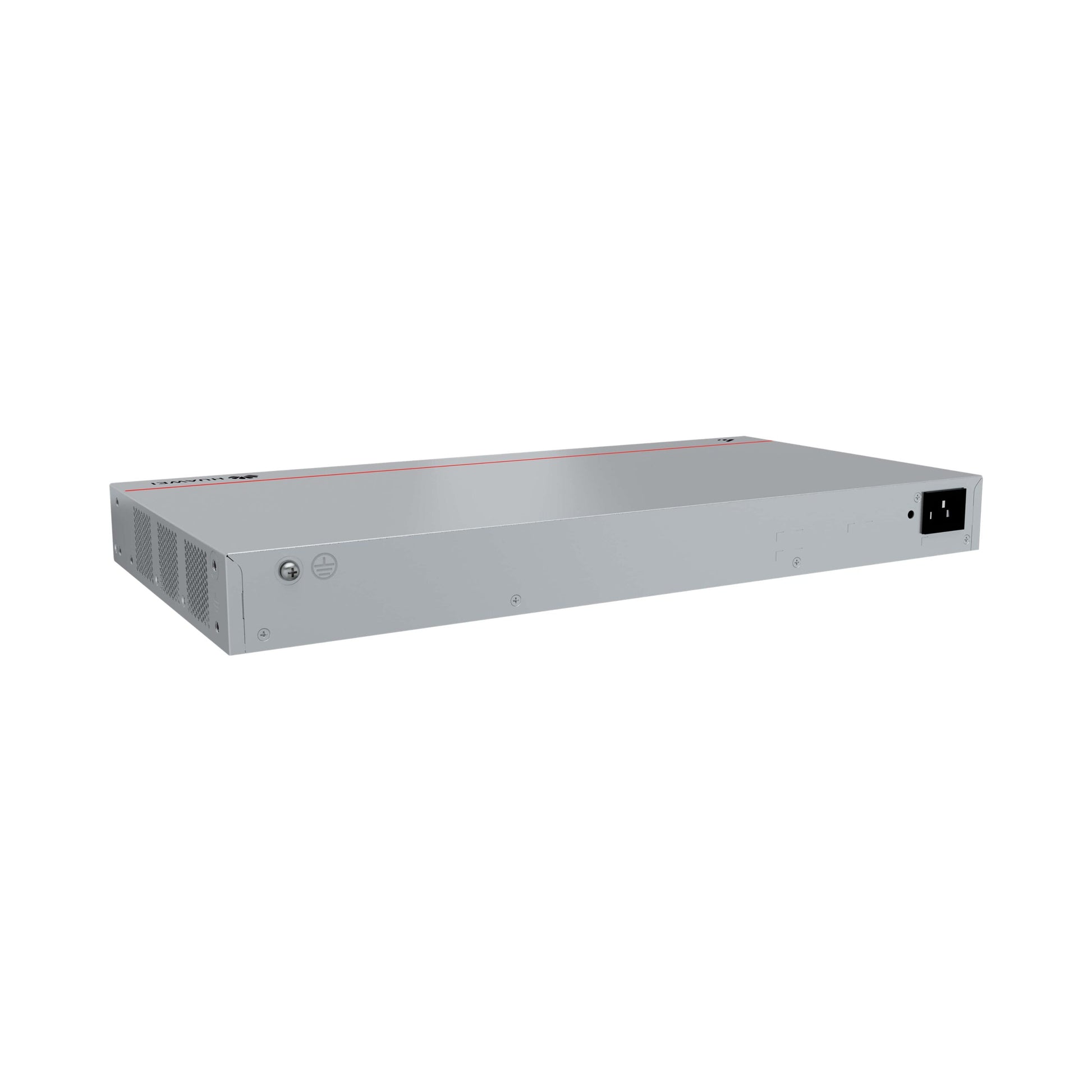 Close-up view of HUAWEI S310-48T4S switch ports