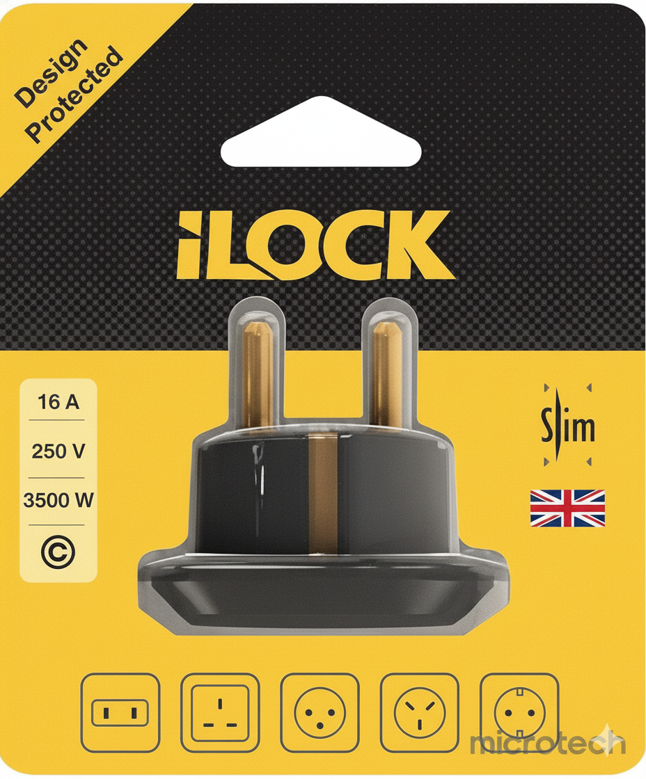 Front view of ILOOK power plug