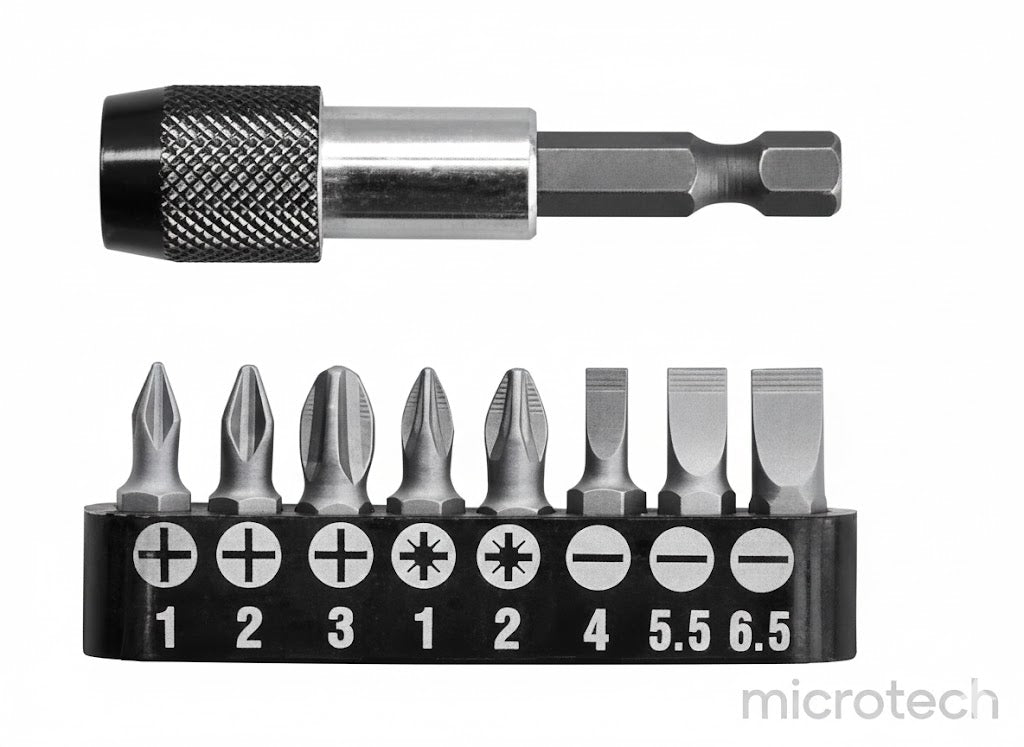 Inego 9-piece screwdriver set front main view