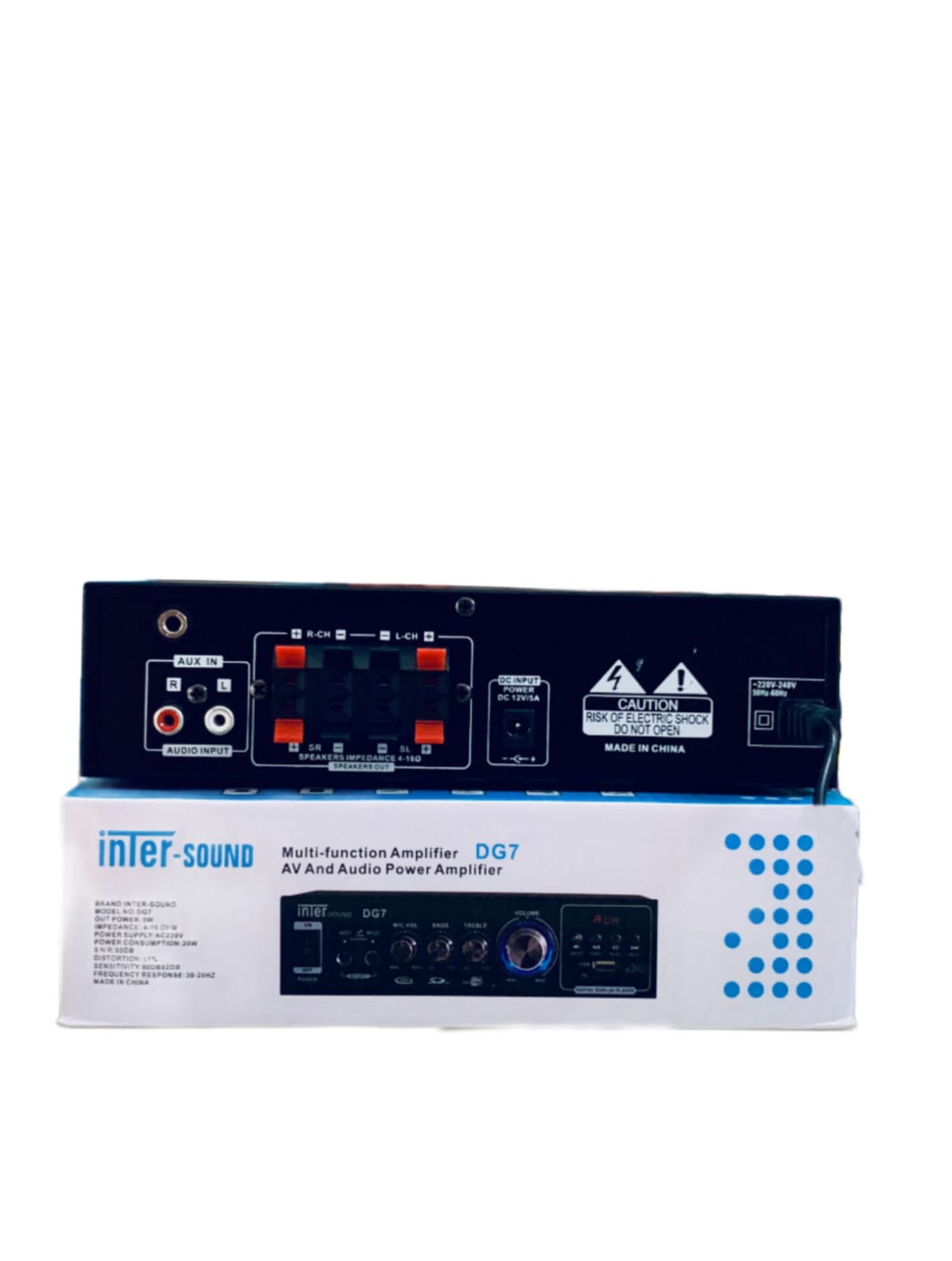 Side view of InTer‑Sound Amplifier 20W DG7