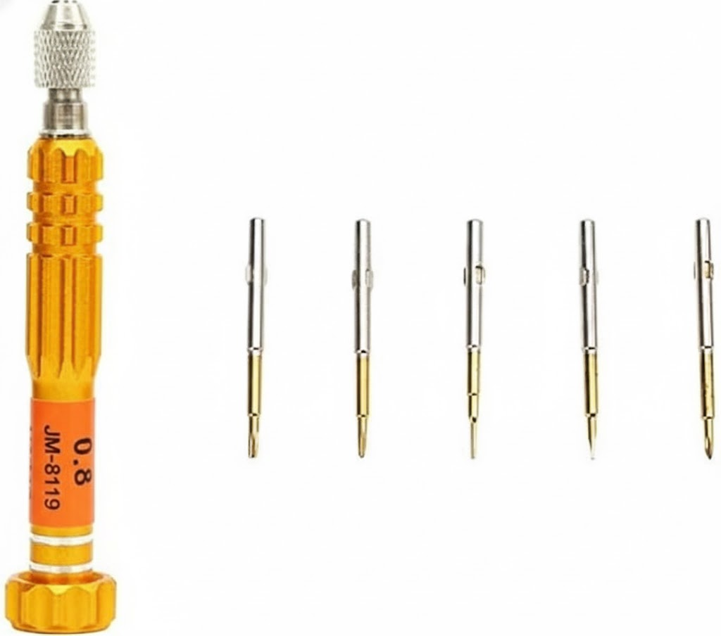 Front view of JM 5-in-1 cross screwdriver JM8119