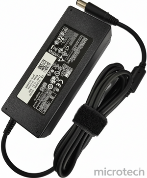 Standard laptop power adaptor front view