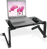 Laptop table with cooling fan main view