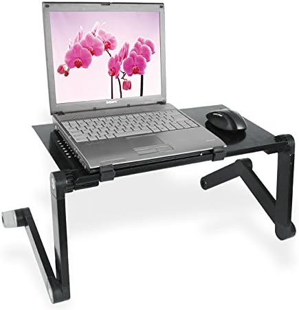 Laptop table with cooling fan main view