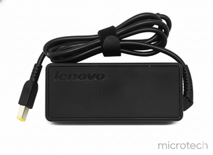 Front view of Lenovo 20V 4.5A USB laptop adaptor