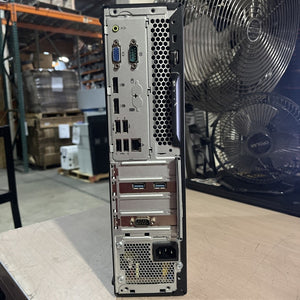 Lenovo ThinkCentre i3 Gen8 desktop side view case