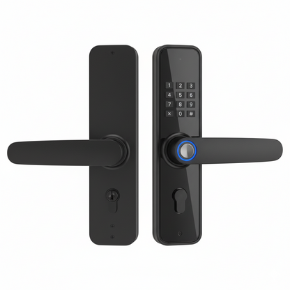 Front view of Levana Smart Lock D01i powder elegant black