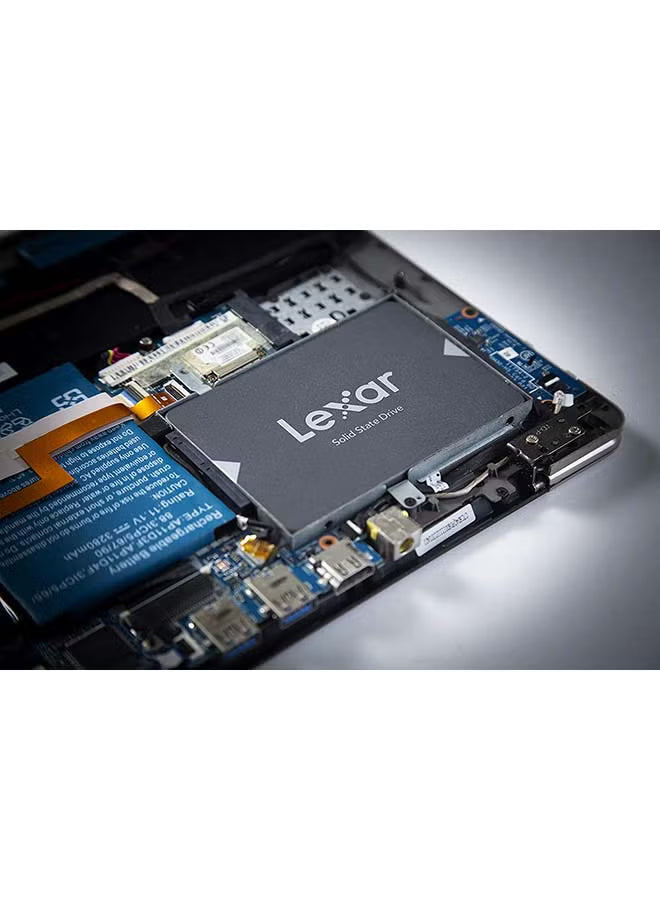 lexar ssd 128gb angled view