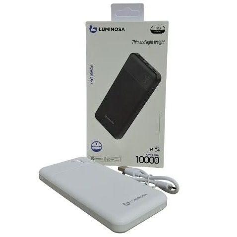 Luminosa power bank 10000mAh main front view