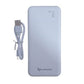 Luminosa 10000mAh power bank side view portable charger