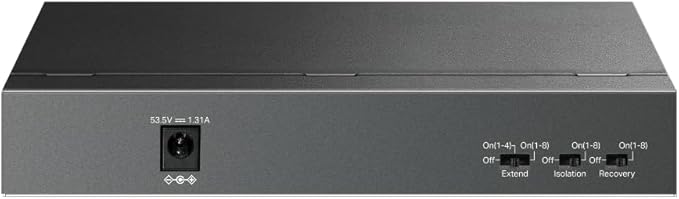 Side view of Mercusys MS110P PoE switch showing profile design