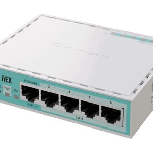 mikrotik routerboard e50ug 5 port gigabit router main view